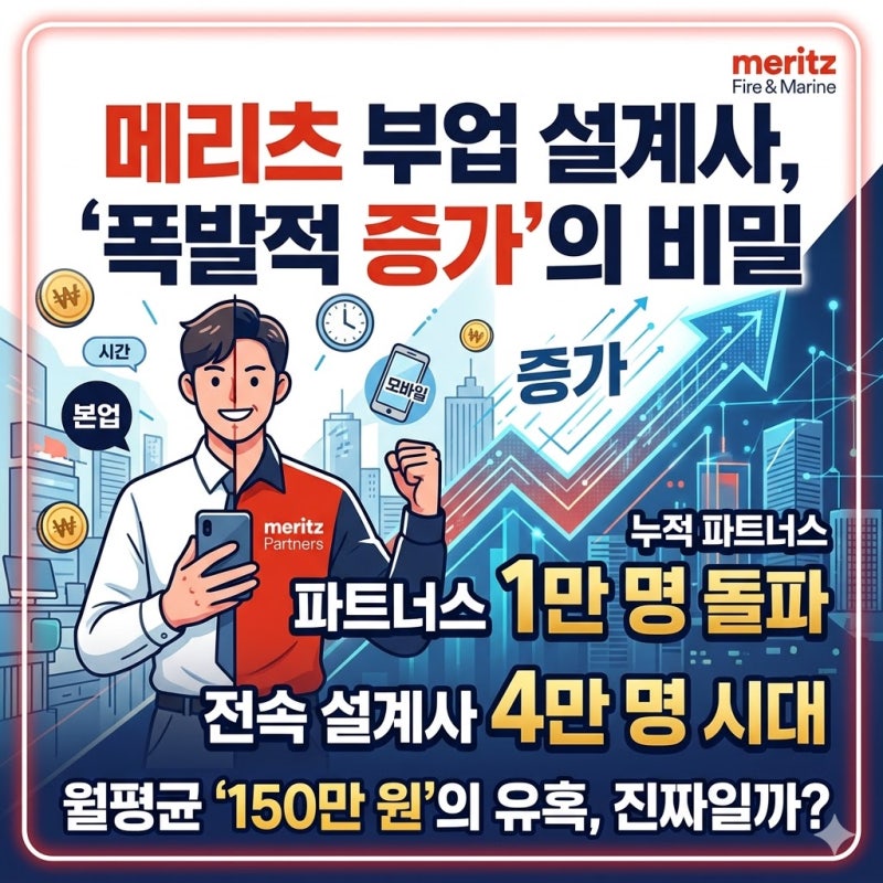 메리츠 부업 설계사, 왜 이렇게 늘었나