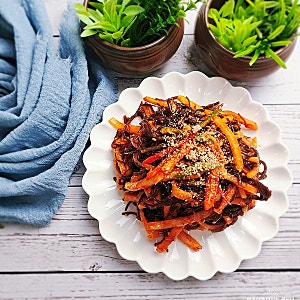 염장 꼬시래기 무침 요리 몸에 좋은 해초 반찬 레시피
