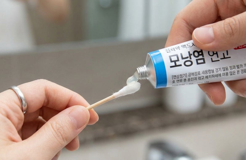 모낭염 연고 추천 및 바르는법 효과적인 음식과 관리