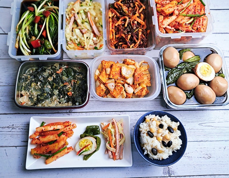 일주일 반찬 레시피 가정식 밑반찬 메뉴 만들기 반찬거리