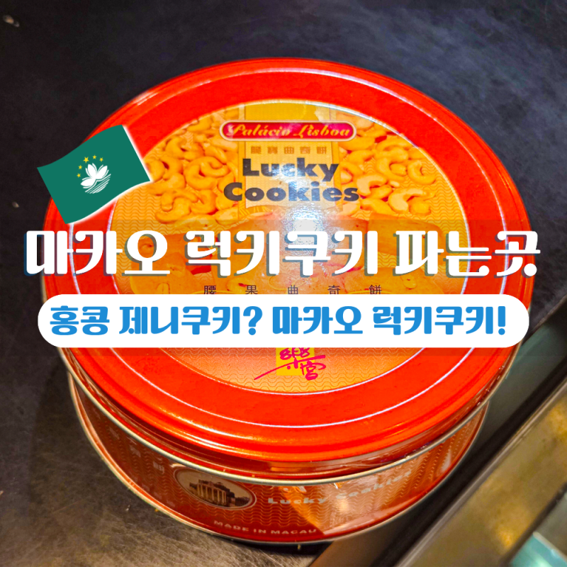 마카오 럭키쿠키 파는곳 가는법 위치 가격 그랜드리스보아