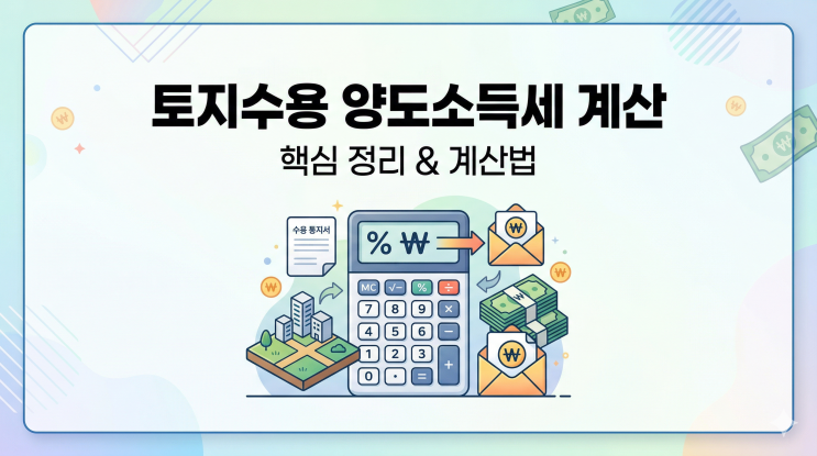  수용에 따른 양도소득세 (+ 이월과세, 부당행위계산)