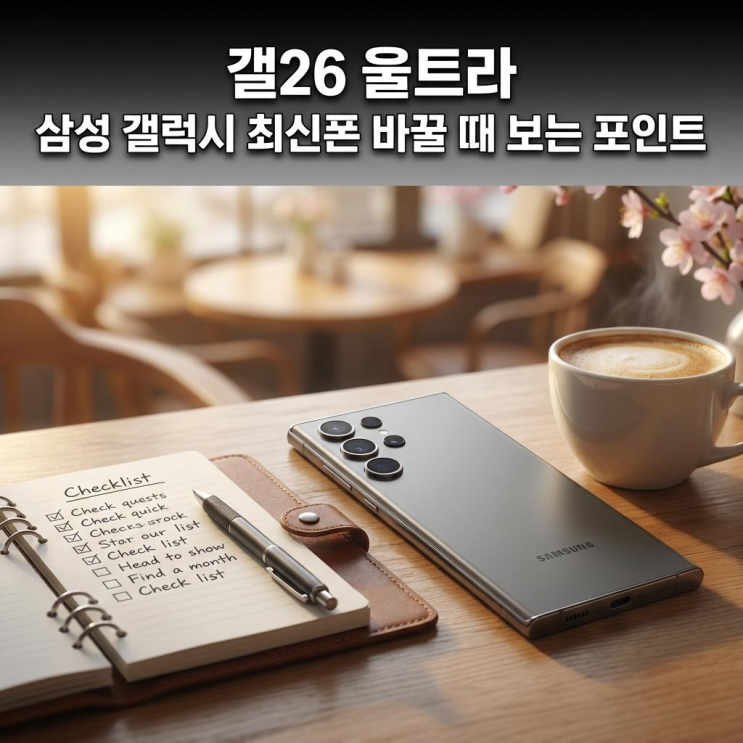  갤26 울트라 삼성 갤럭시 최신폰 바꿀 때 보는 포인트