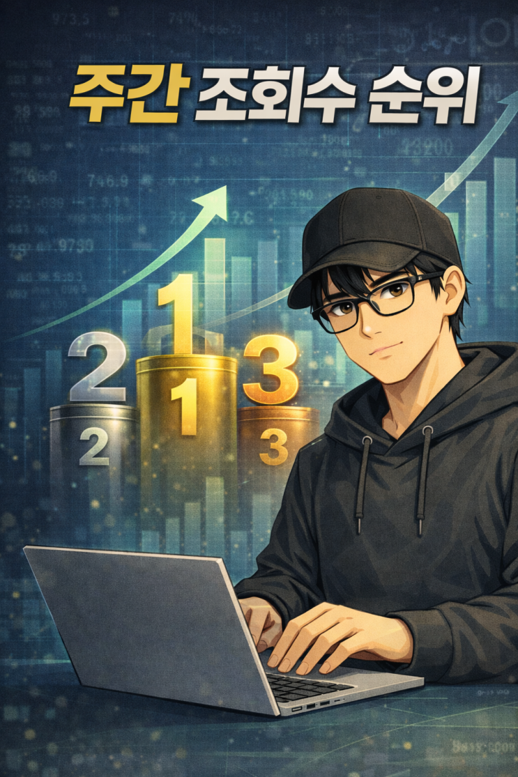   2026년 4월 1주차 허성컬 블로그 조회수 순위 TOP3