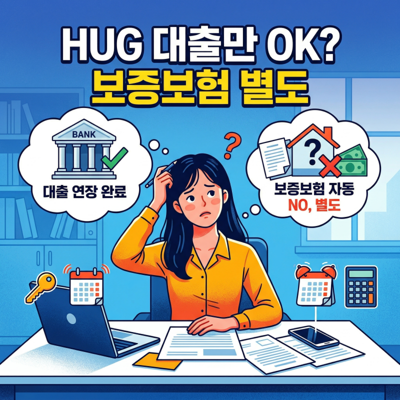허그 전세대출 연장 자동이 아닌가요? 필수 서류
