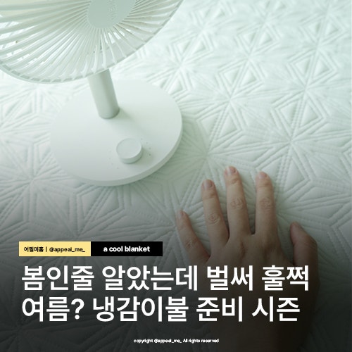  갑자기 여름? 여름침구추천 에어쿨 듀라론 냉감패드