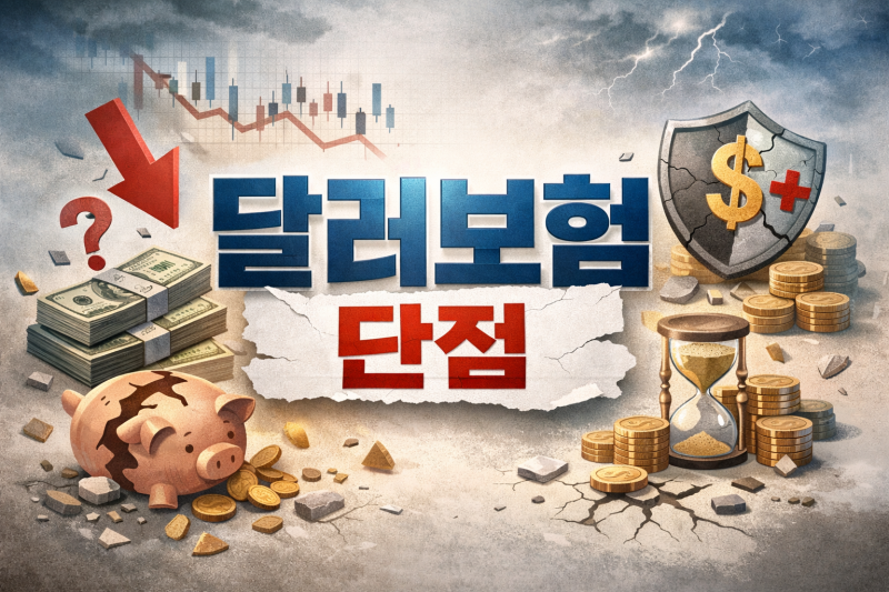 달러보험 단점, 가입 전 반드시 알아야 할 3가지