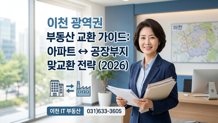  아파트 vs 토지 맞교환 전략 | 2026 이천 자산 재편 가이드