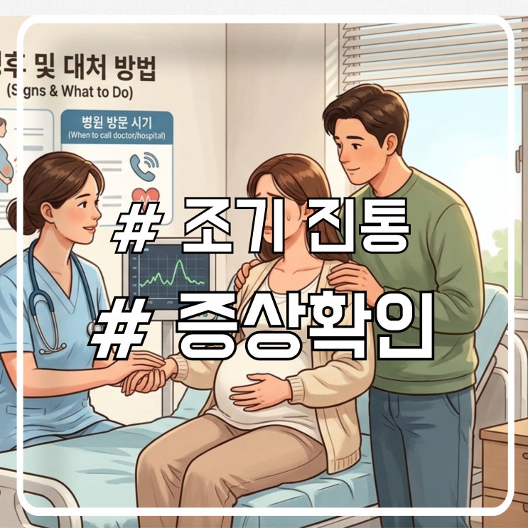  조기진통 초기 증상｜놓치기 쉬운 신호와 병원 가야 하는 기준