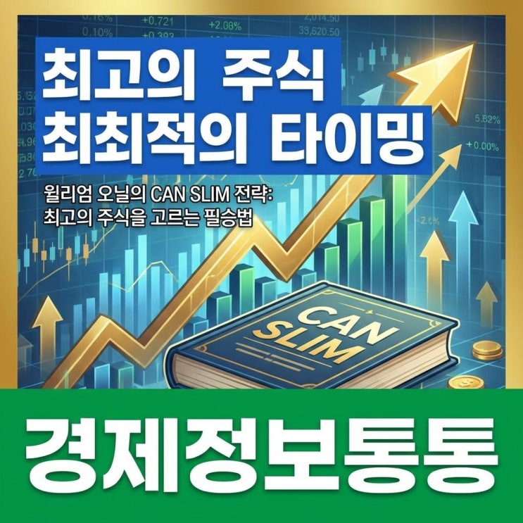  최고의주식최적의타이밍: 윌리엄 오닐 CAN SLIM 전략으로 성장주 추세추종 마스터하기