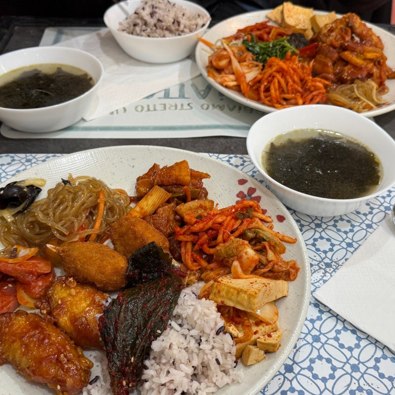 로마 떼르미니역 한식당 한식뷔페 도보 10분 맘마 꼬레아나(Ristorante Mamma Coreana) 메뉴 확인하....