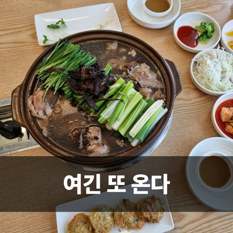  음봉 맛집 오능이샤브백숙 아산가족외식 재방문 후기