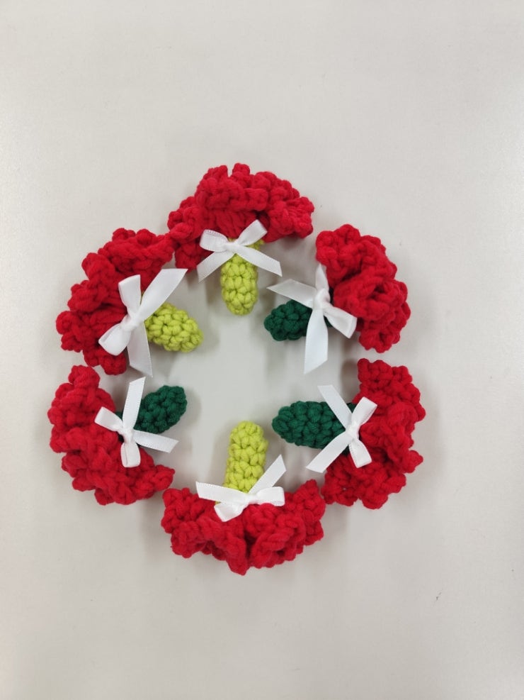 대구학교뜨개출강 | 학부모 카네이션 브로치 만들기 2시간과정 [원데이클래스]