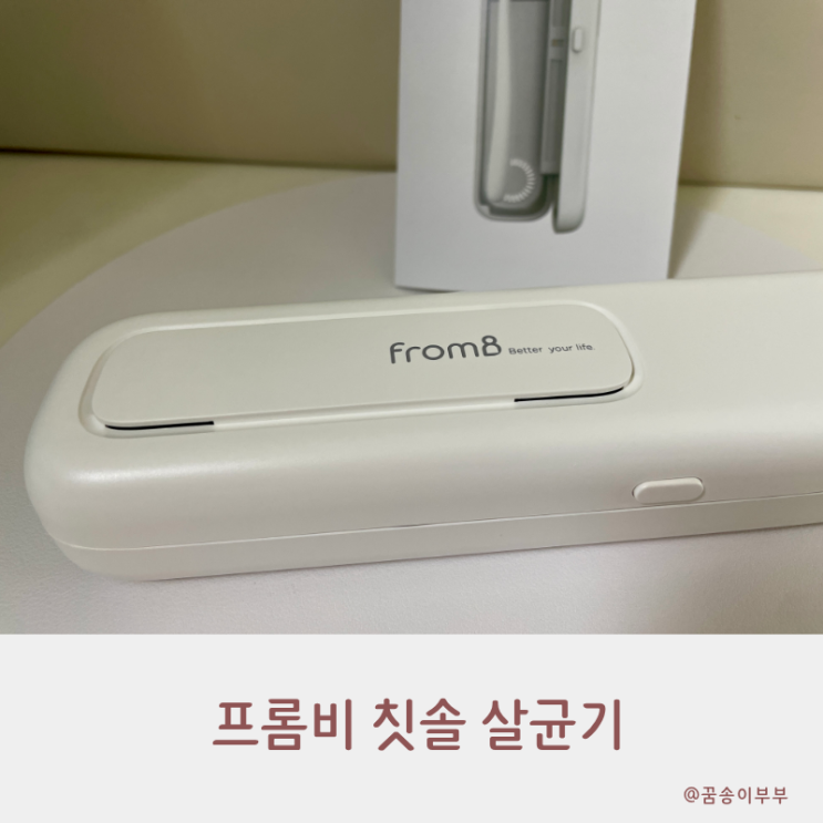 프롬비 칫솔 살균기 듀얼 건조로 뽀송하게 관리하기