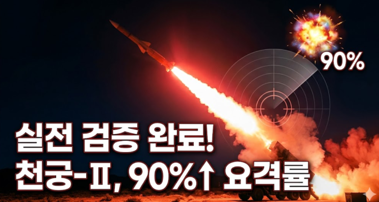  이란 전쟁서 맹활약! 천궁-Ⅱ, 폭발적 주문 효과 어디까지 갈까요