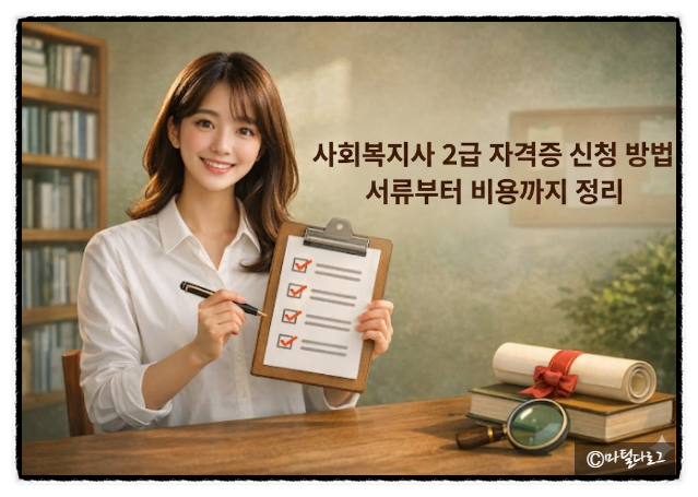 사회복지사 2급 자격증 신청 방법, 실제 접수 후기와 서류 준비 총정리