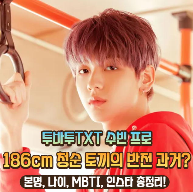 [투바투TXT 수빈 프로필] 186cm 청순 토끼의 반전 과거? 본명, 나이, MBTI, 인스타 총정리!