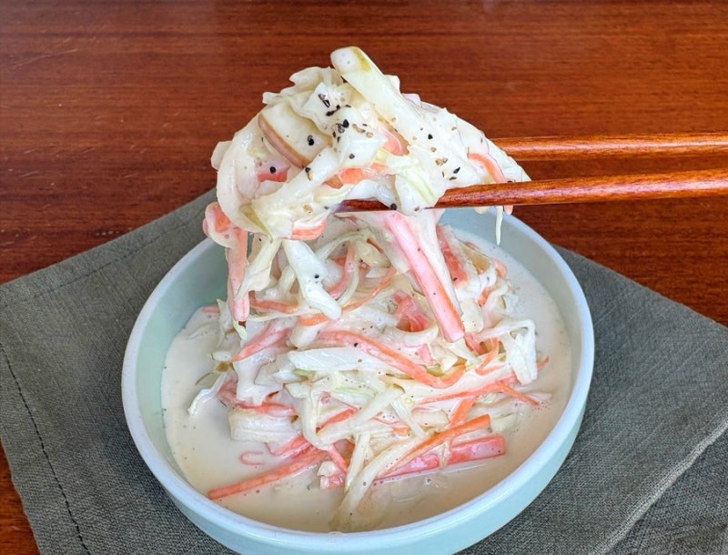 맛없는 사과 활용 코울슬로 레시피 사과샐러드 만들기