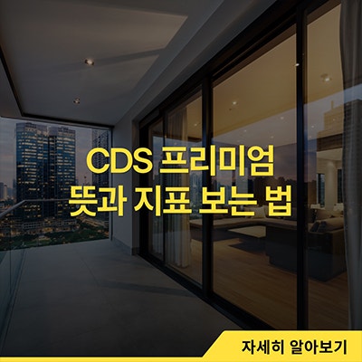  CDS 프리미엄 뜻과 지표 보는 법