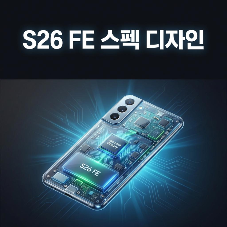  갤럭시 S26 FE 스펙 다지인 유출 정리