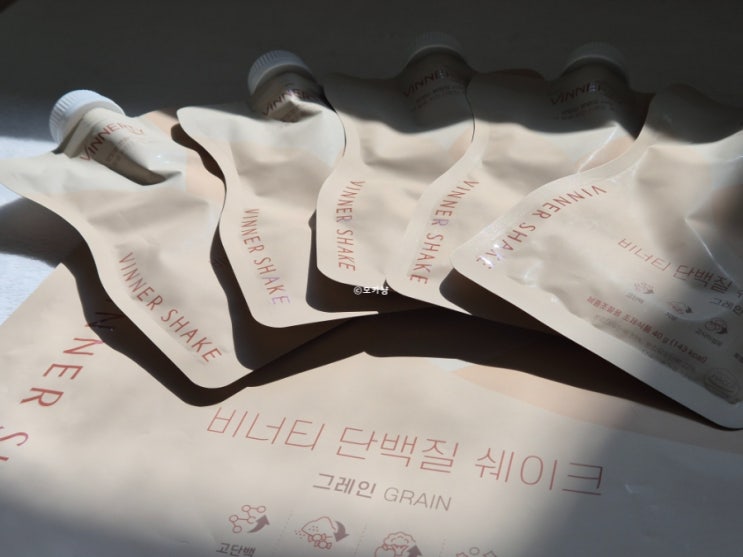  식사대용단백질쉐이크 파우치 비너티 단백질쉐이크 그레인맛 후기