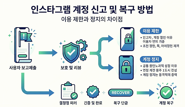 인스타 계정 신고 당하면 바로 정지될까요, 생각보다 복잡한 기준이 있습니다