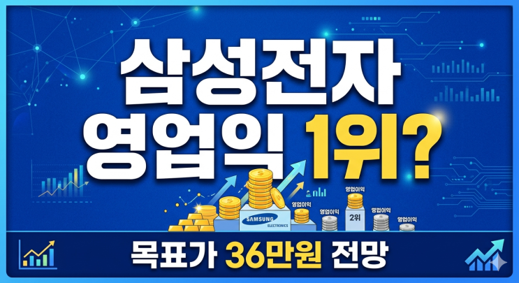  2026 최신 분석! 삼성전자 목표가 36만원