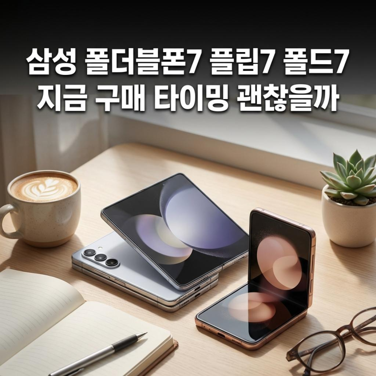  삼성 폴더블폰7 플립7 폴드7 지금 구매 타이밍 괜찮을까