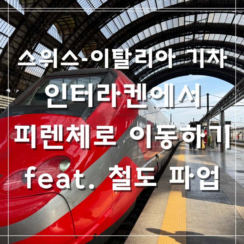 유럽 신혼여행 | 스위스에서 이탈리아 기차 이동 이탈리아 기차 파업에 대처하기 도모도솔라....