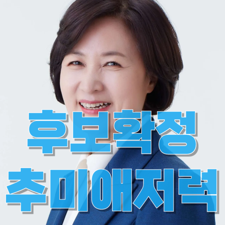  민주당 경기지사 후보 ‘추미애의 저력’…왜 추미애는 김동연을 눌렀나