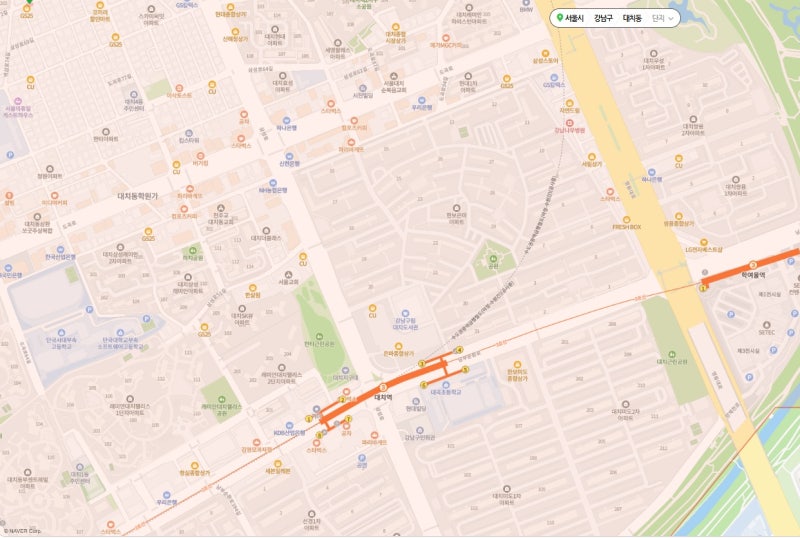 대치동 - 은마 외