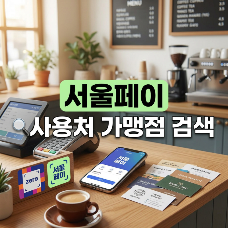서울페이 신청과 가맹점 찾기 사용처 조회 검색 온라인은?