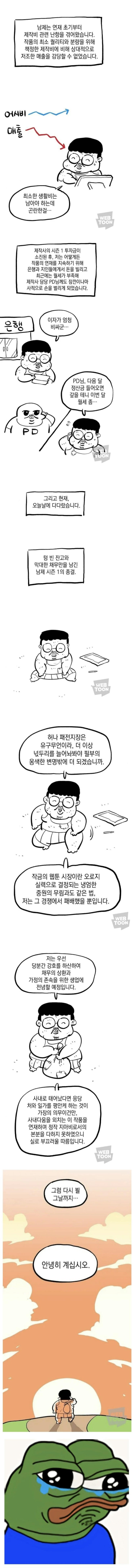  하위권 웹툰작가의 연재종료 후기.manhwa