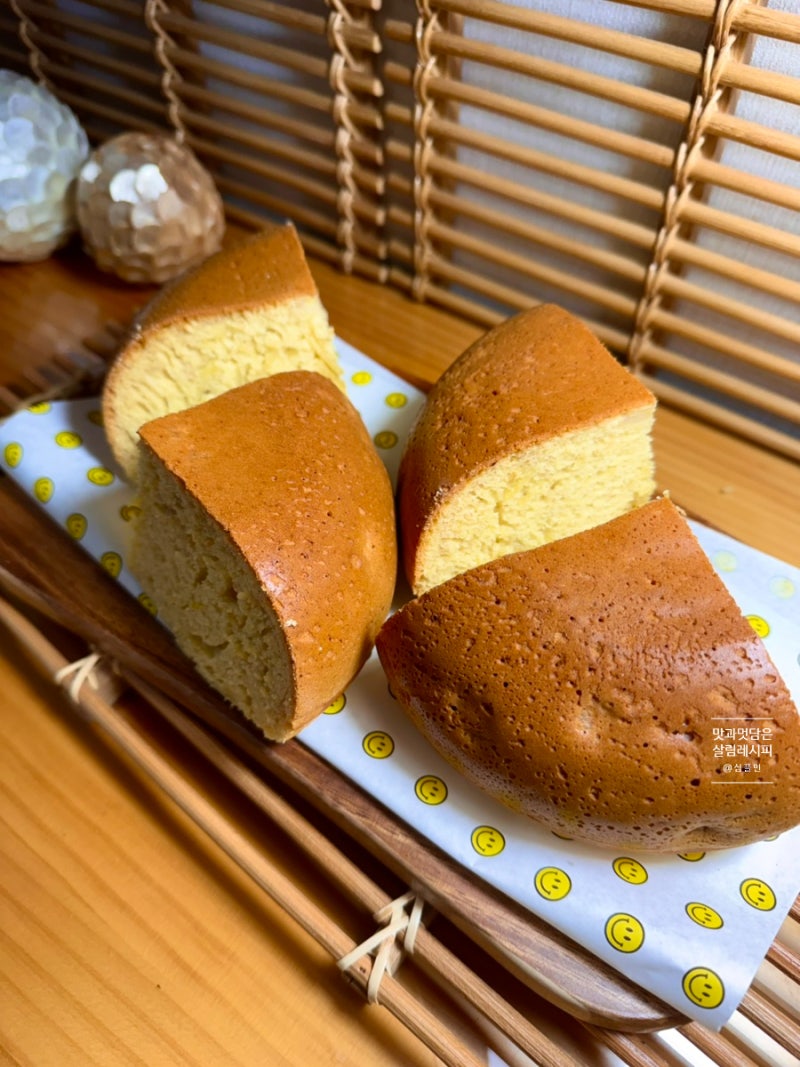 핫케이크 바나나빵 만들기 밥솥카스테라