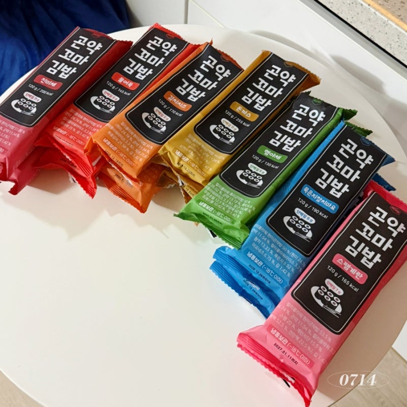 다신샵 저당 곤약 꼬마김밥 7종 내돈내산 후기