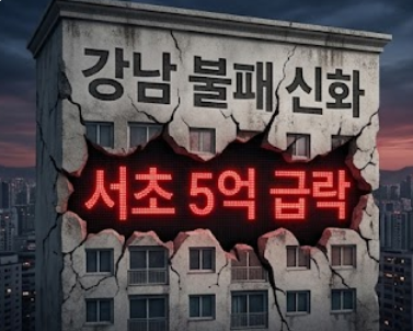  서울 집값 충격! 서초 5억 급락, 제가 알아본 강남권 분석이에요