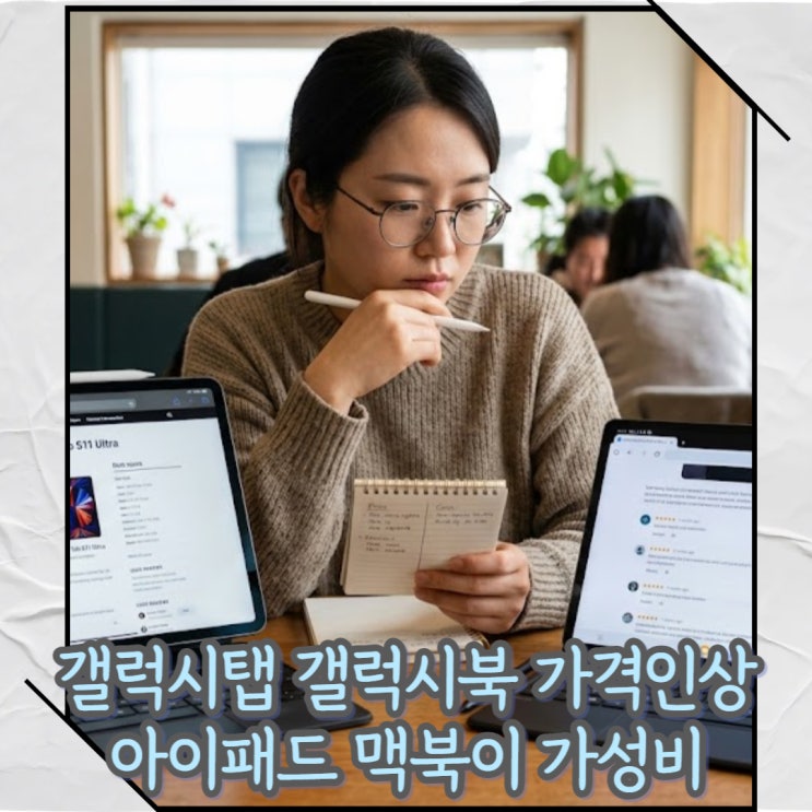  갤럭시탭s11 갤럭시북6 가격 인상 정리! 이젠 맥북 아이패드가 가성비