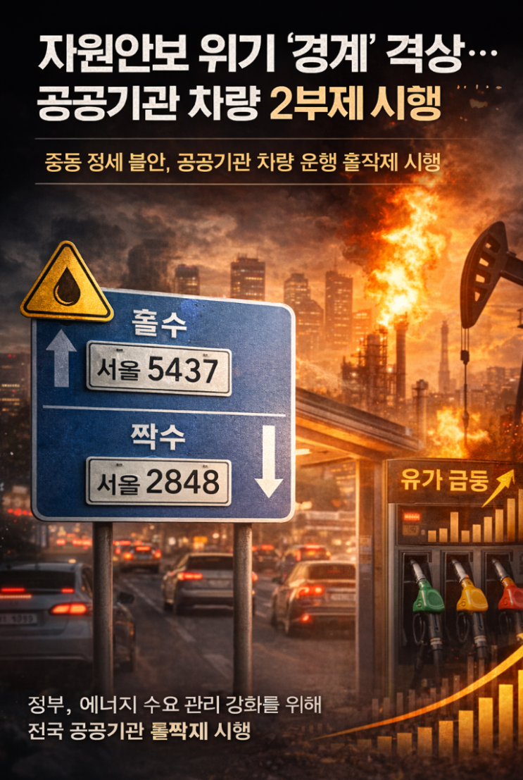  기름값 오르더니 결국 2부제까지 왔다…왜 이러는지 아냐