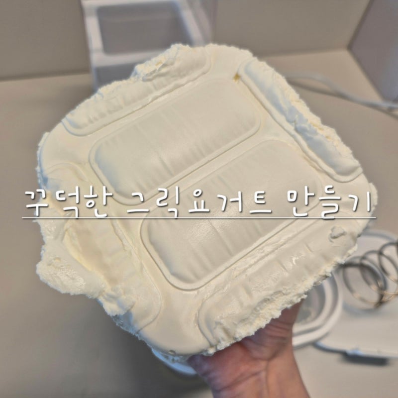 꾸덕한 그릭요거트 만들기 +알렉스 요거트 스타터 레시피