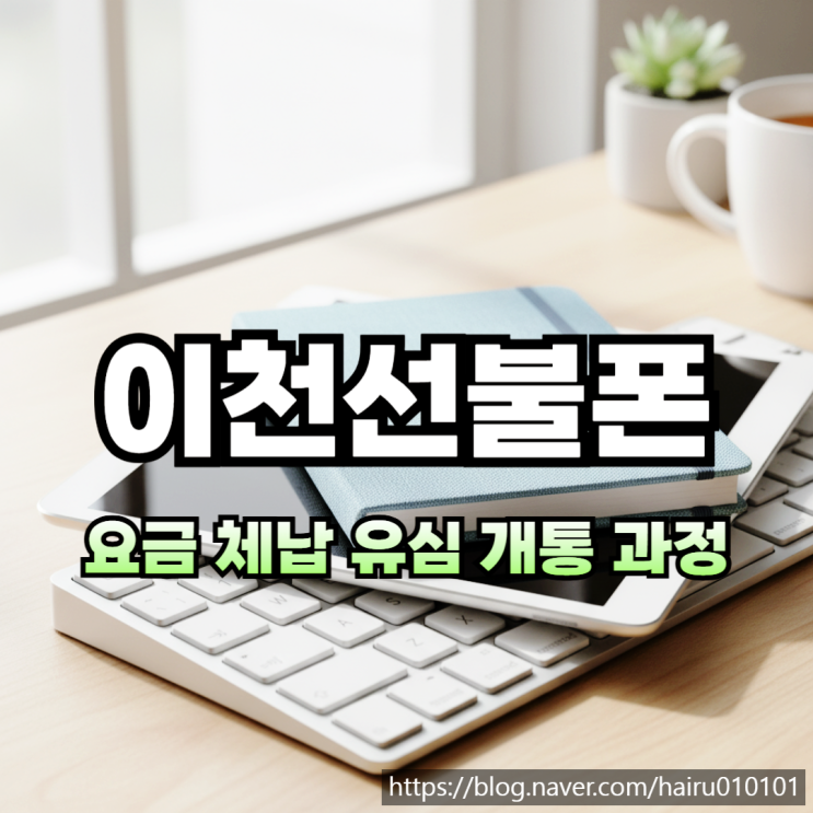  이천선불폰 요금 체납 무관한 유심 개통 과정 알아보기