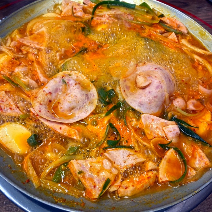  송도스마트스퀘어맛집 애햄부대찌개 혼밥 가능 식당