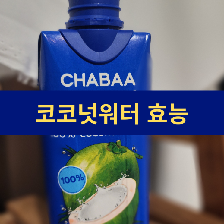  코코넛워터 효능 코코넛음료 천연 이온 음료 장점 수분 보충 칼륨 전해질