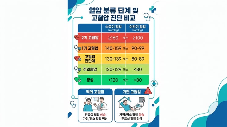  혈압이 높으면 무조건 고혈압? 정확한 진단 방법