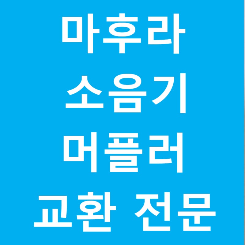 전주 자동차 머플러 소음기 마후라 교환 전문 스파크 K7 HG 그랜저 쏘렌토 금암동 독도카정비....