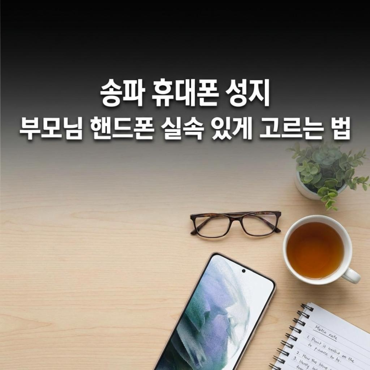  송파 휴대폰 성지 부모님 핸드폰 실속 있게 고르는 법