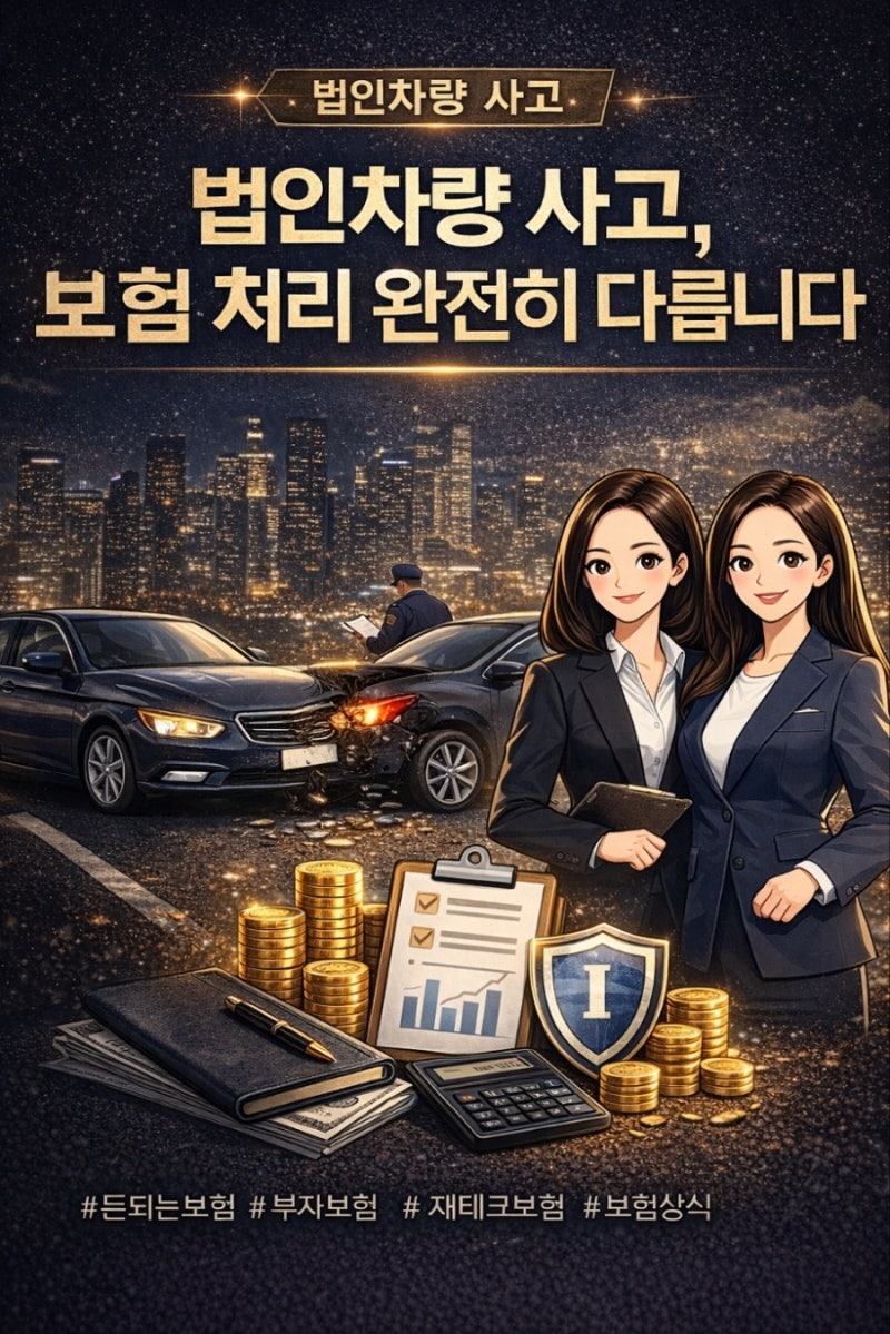 법인차량 사고, 직원 업무 중 사고 처리 어떻게 될까?