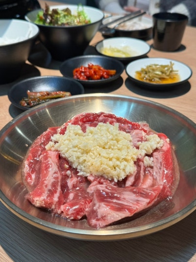 부산고기맛집 담가화로구이 반여점 소마늘갈비살