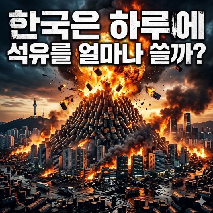  한국은 하루에 석유를 얼마나 쓸까?