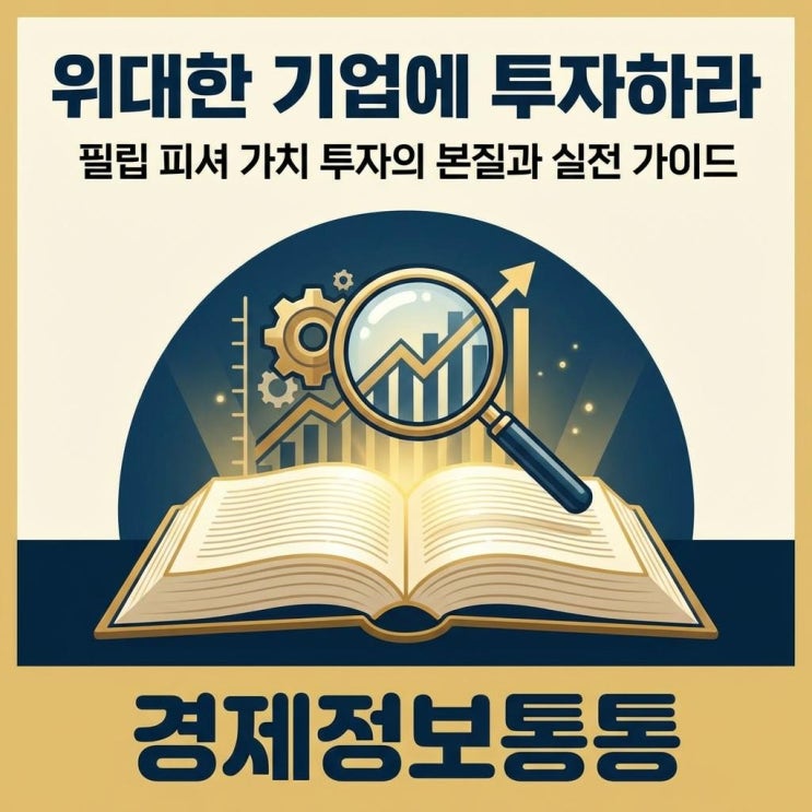  가치 투자와 장기 투자의 바이블, 필립 피셔 '위대한기업에투자하라' 핵심 요약 및 실전 적용법
