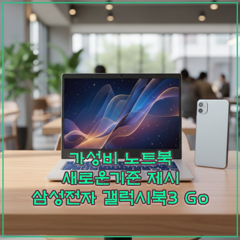 가성비 노트북 새로운기준 제시, 삼성전자 갤럭시북3 Go